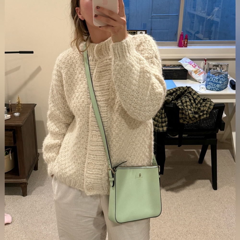 Kate Spade mint crossbody purse